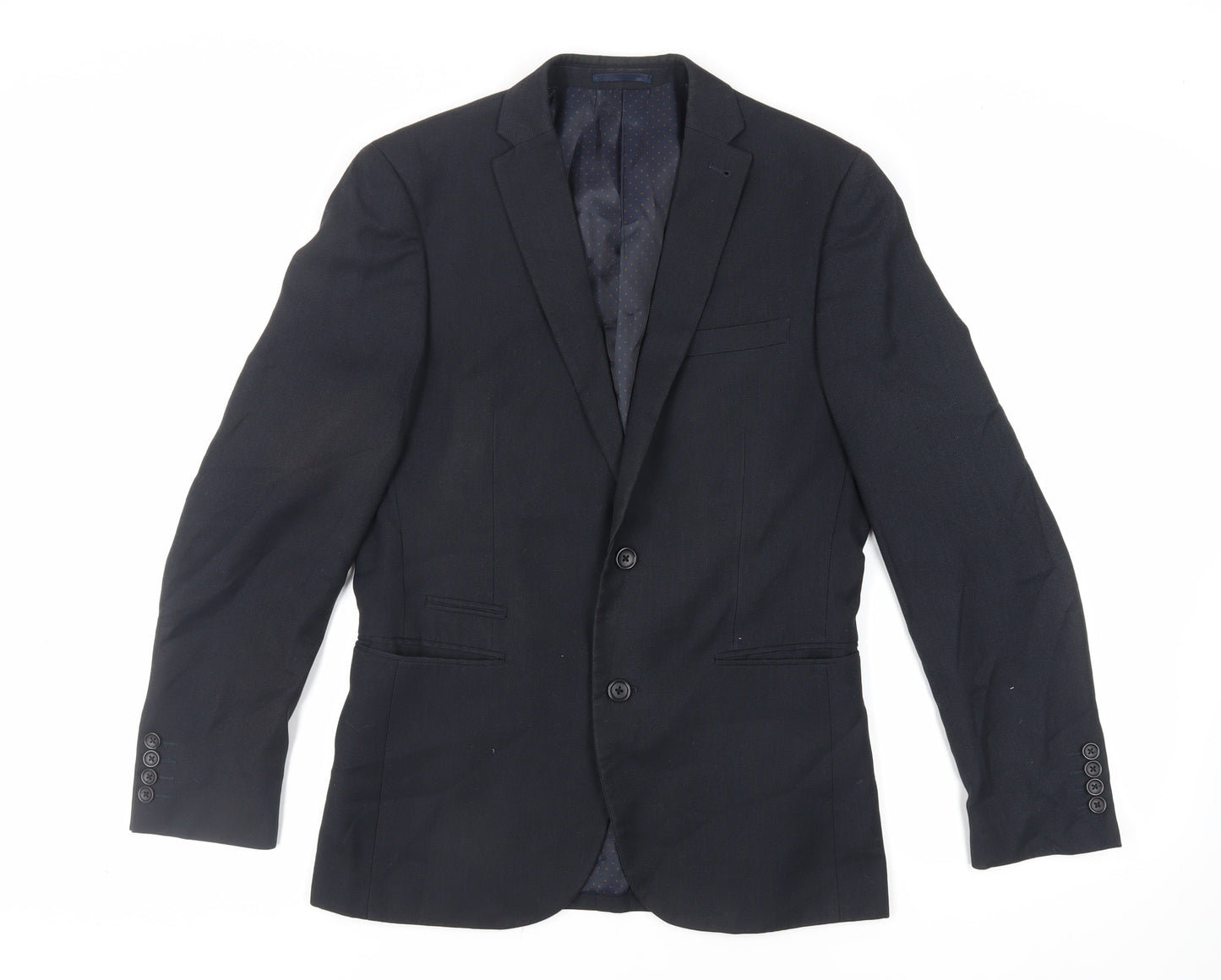 Mens UK Size 38 NEXT Regular Black Suit Jacket