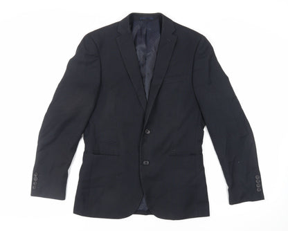 Mens UK Size 38 NEXT Regular Black Suit Jacket