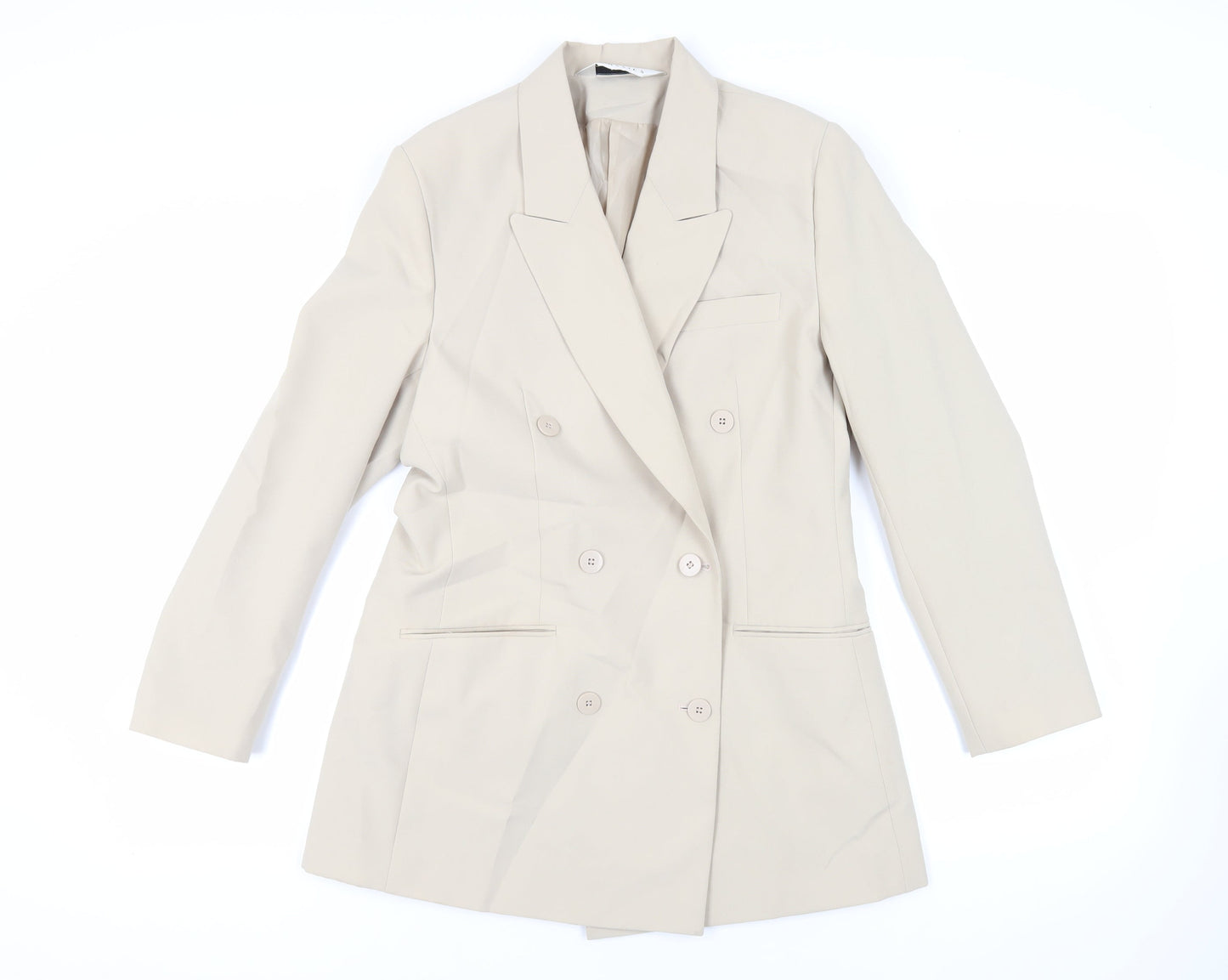 Womens UK Size 12 Modern Classics Beige Jacket