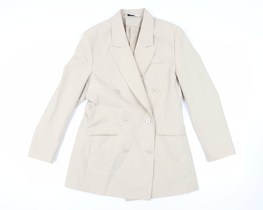 Womens UK Size 12 Modern Classics Beige Jacket