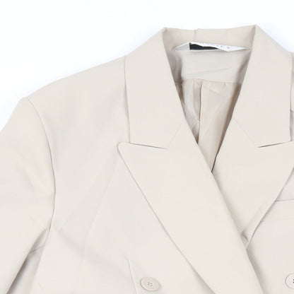 Womens UK Size 12 Modern Classics Beige Jacket