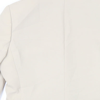 Womens UK Size 12 Modern Classics Beige Jacket