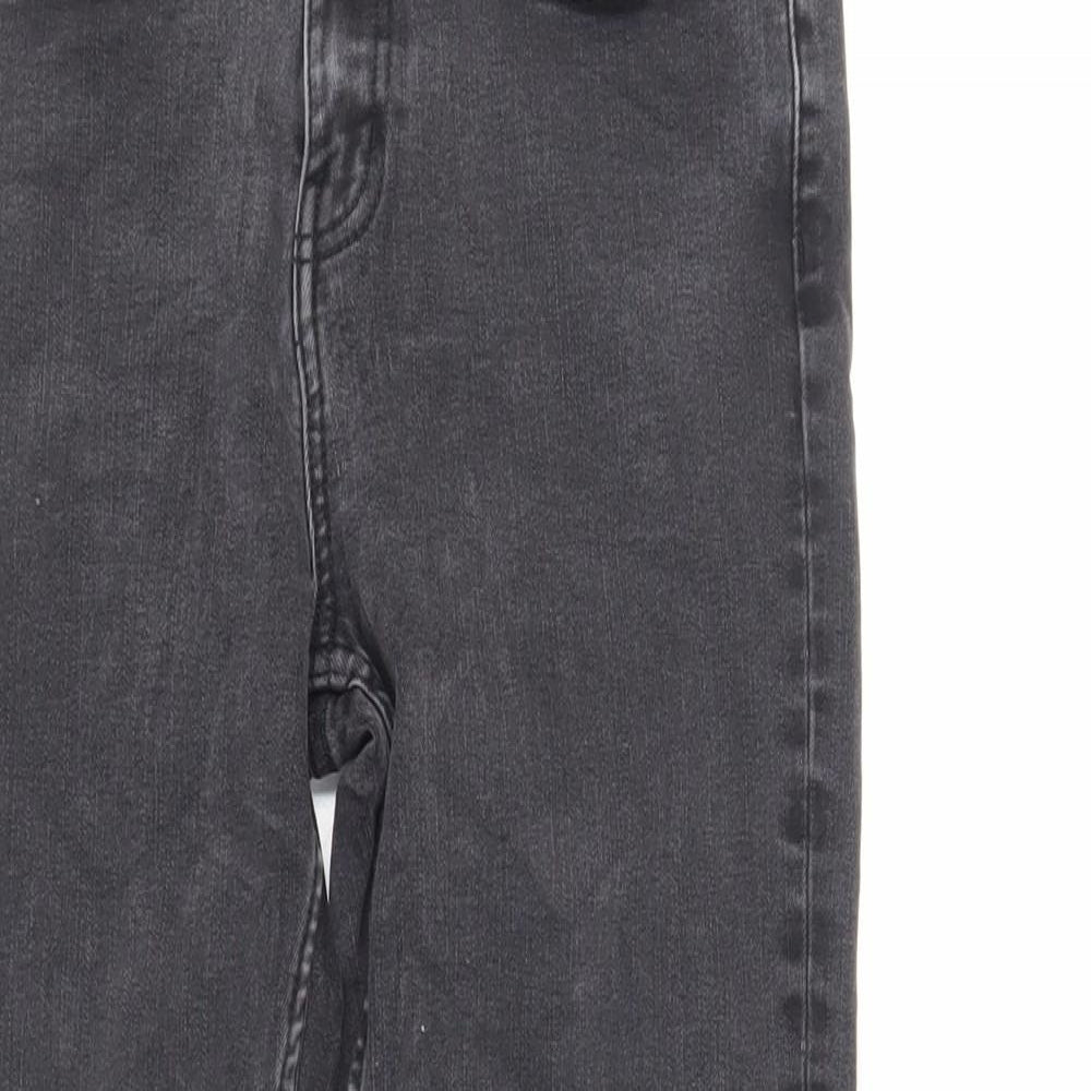 Womens UK Size 12 Marks and Spencer Slim Fit Straight Black Jeans