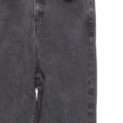 Womens UK Size 12 Marks and Spencer Slim Fit Straight Black Jeans
