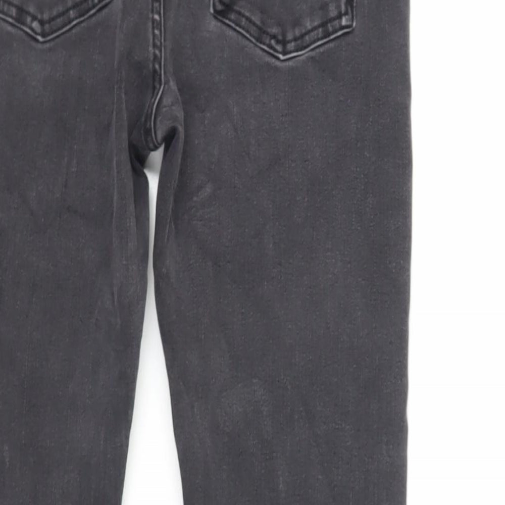 Womens UK Size 12 Marks and Spencer Slim Fit Straight Black Jeans