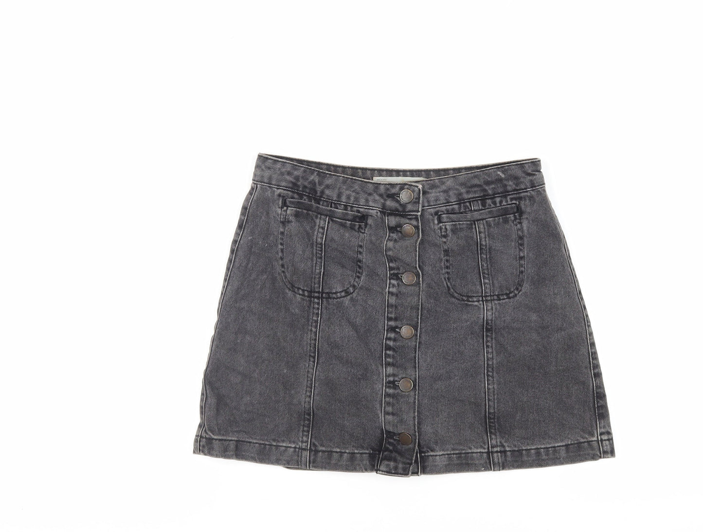 Womens UK Size 28 in Topshop Mini Denim Skirt