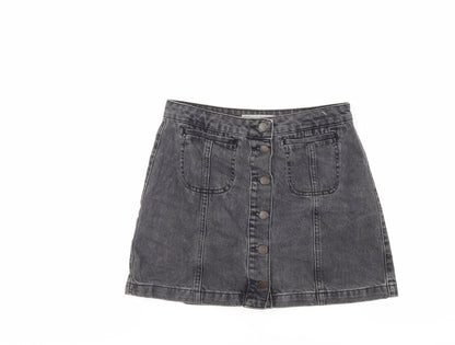 Womens UK Size 28 in Topshop Mini Denim Skirt