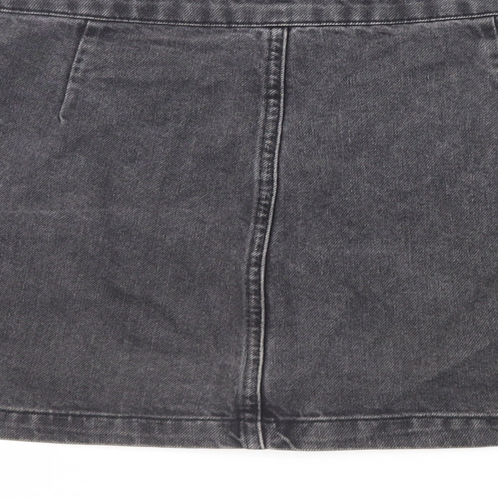 Womens UK Size 28 in Topshop Mini Denim Skirt