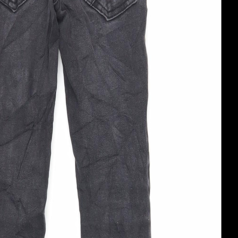 NEXT Girls Black Cotton Jegging Jeans Size 8 Years Regular - Elasticated Waist
