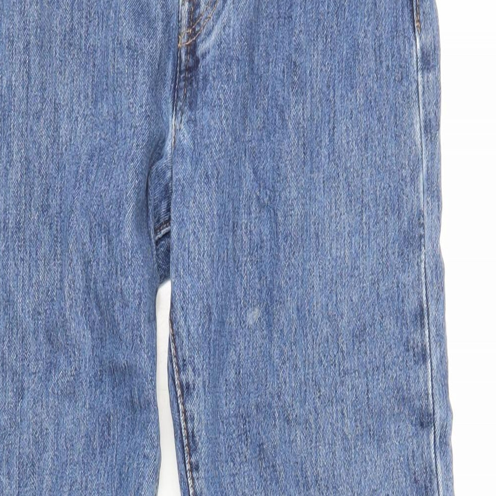 Levi's Mens Blue Cotton Straight Jeans Size 32 in L30 in Regular Button - Vintage