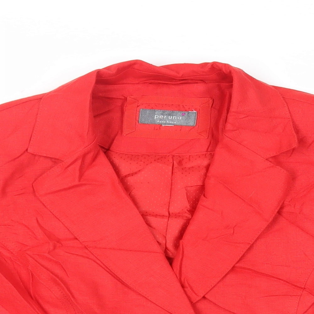 Womens UK Size 18 Per Una Red Jacket