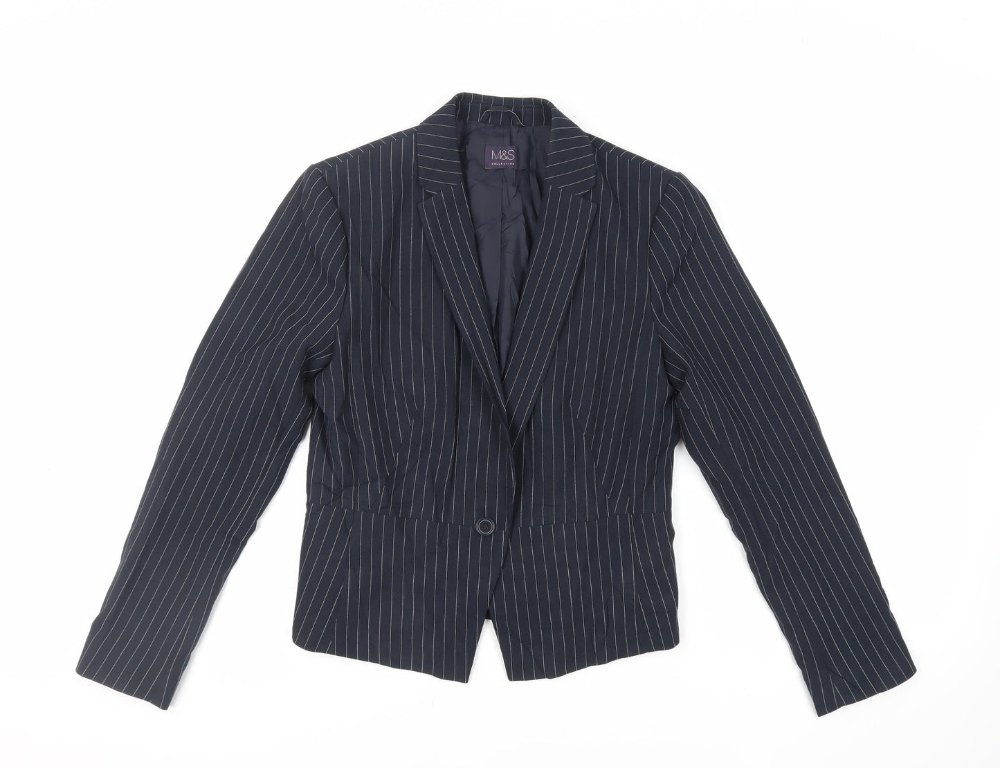 Womens UK Size 10 Marks and Spencer Blue Jacket