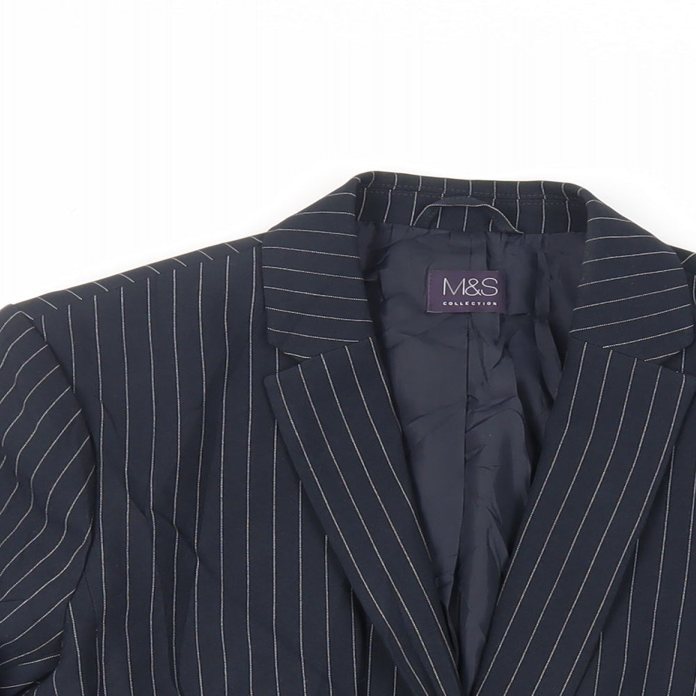 Womens UK Size 10 Marks and Spencer Blue Jacket