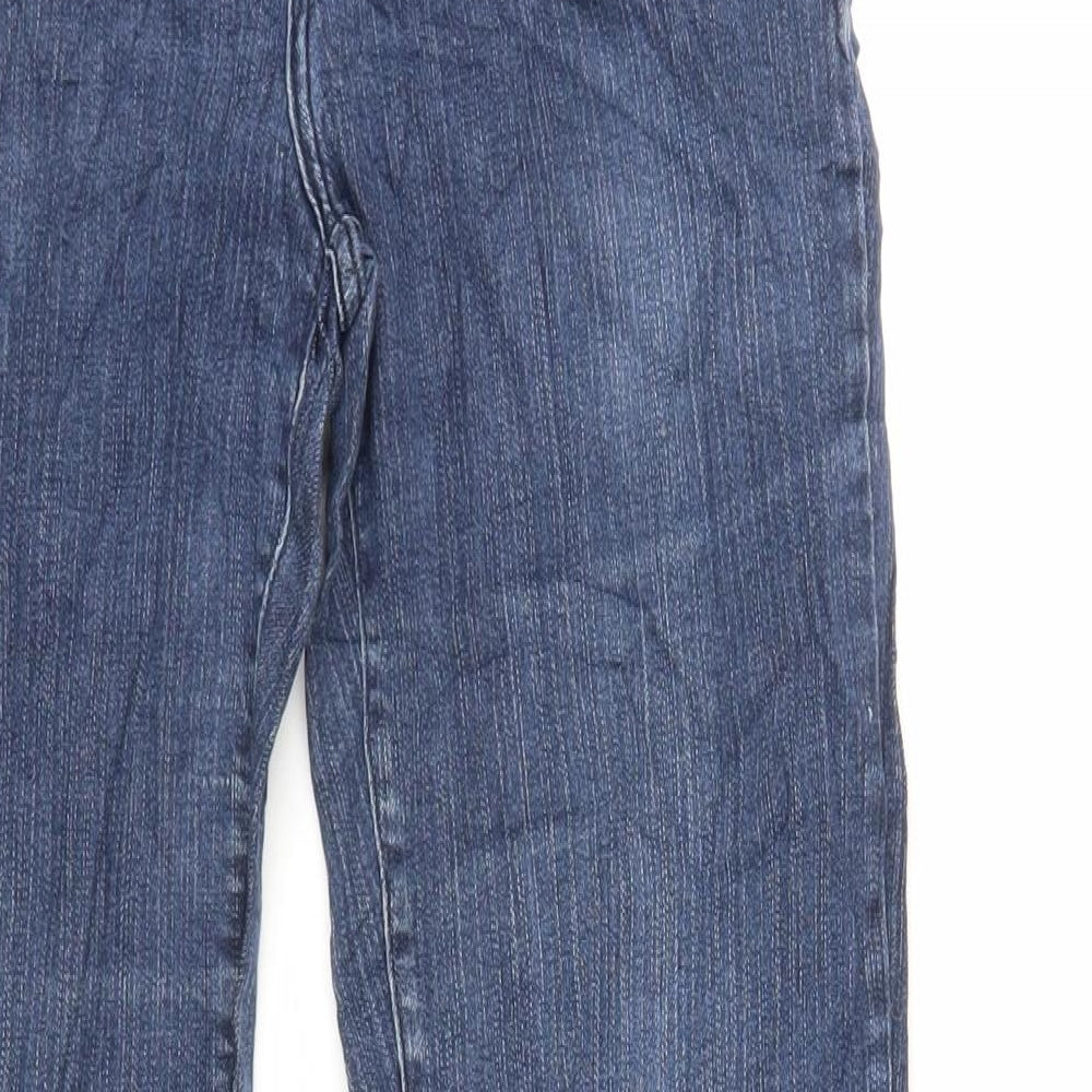 Womens UK Size 28 in NYDJ Regular Fit Bootcut Blue Jeans