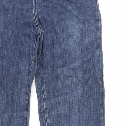Womens UK Size 28 in NYDJ Regular Fit Bootcut Blue Jeans