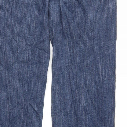 Womens UK Size 28 in NYDJ Regular Fit Bootcut Blue Jeans