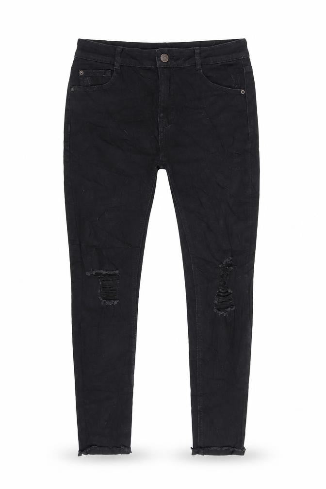 Womens UK Size 10 Pull&Bear Regular Fit Skinny Black Jeans