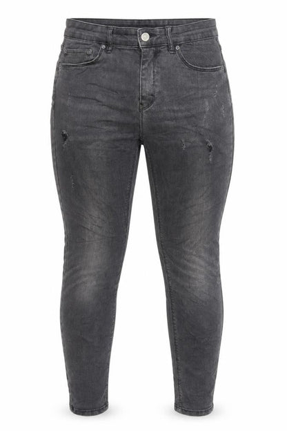 Womens UK Size 10 Pull&Bear Regular Fit Skinny Grey Jeans