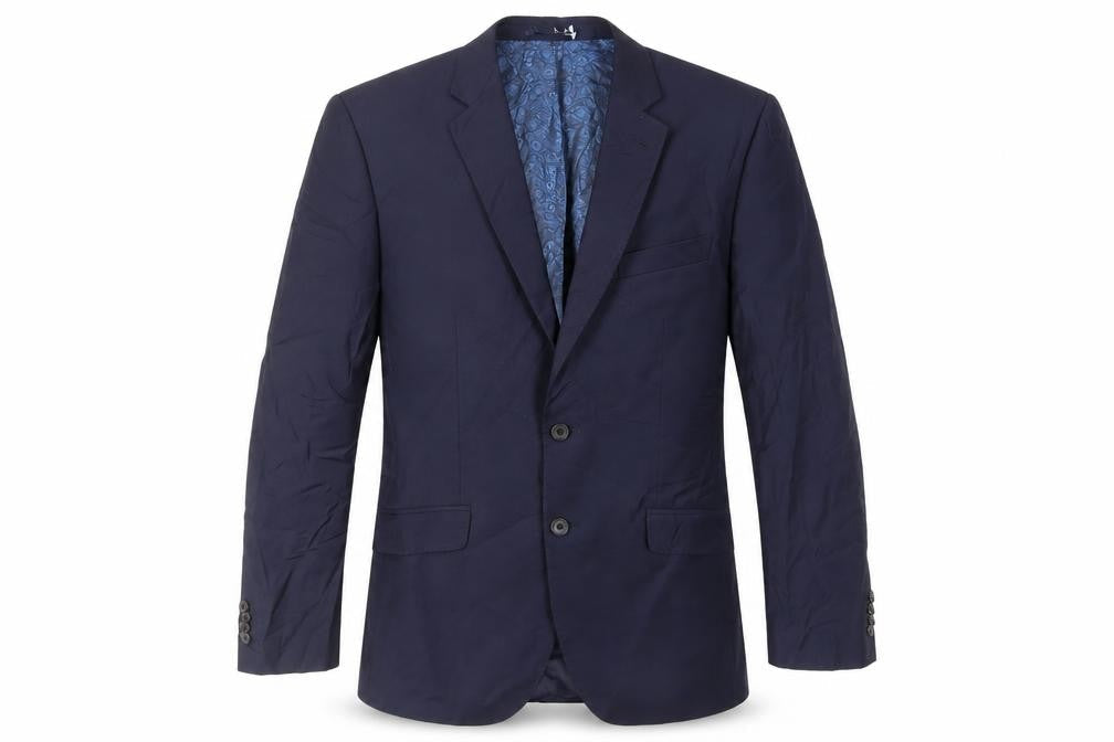 Mens UK Size 40 Simon Carter Regular Blue Suit Jacket