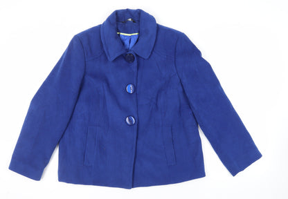 Womens UK Size 18 Bonmarché Blue Jacket