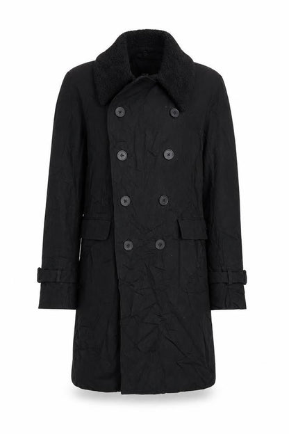 Mens UK Size S ASOS Black Trench Coat