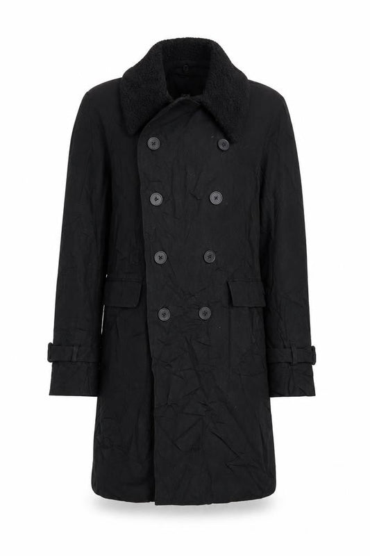 Mens UK Size S ASOS Black Trench Coat