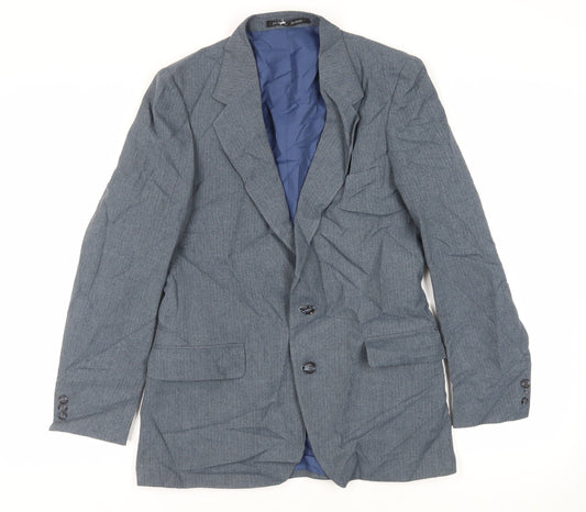 Mens UK Size 38 Harbarry of England Regular Blue Suit Jacket