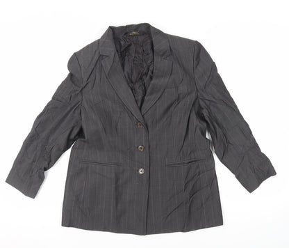 Womens UK Size 14 St Michael Grey Jacket