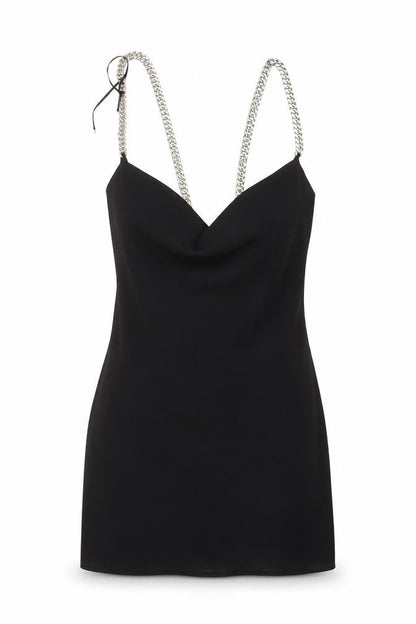 Zara Womens Black Polyester Mini Size XS Cowl Neck Pullover