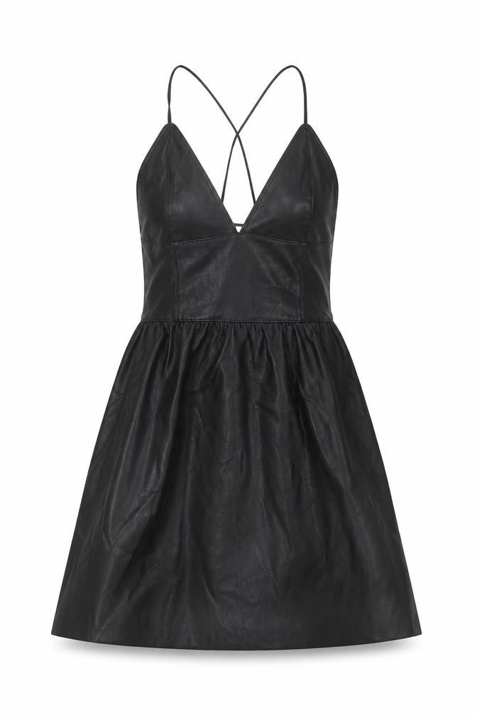Zara Womens Black Polyester A-Line Size S V-Neck Zip