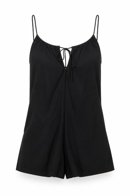 Womens UK Size S Zara One-Piece Black Playsuit