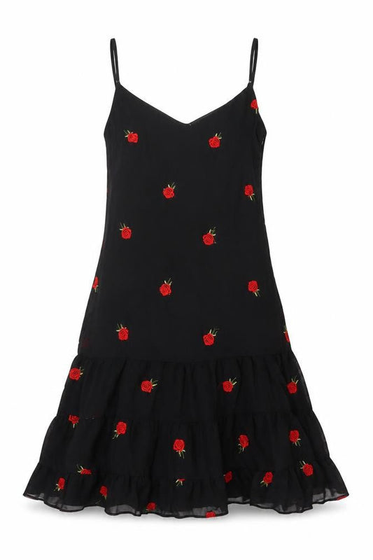 Nasty Gal Womens Black Geometric Polyester A-Line Size 10 V-Neck Zip