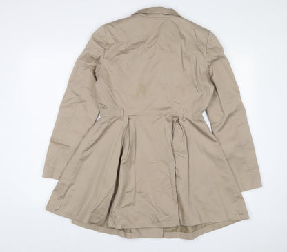 Womens UK Size 8 H&M Beige Military Jacket