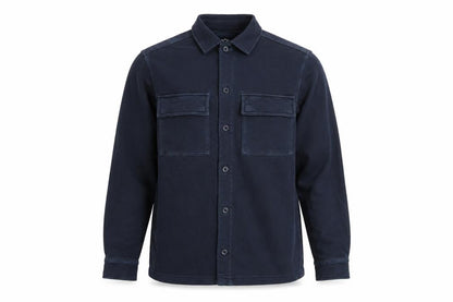 Marks and Spencer Mens Blue Cotton Button-Up Size S Collared Button