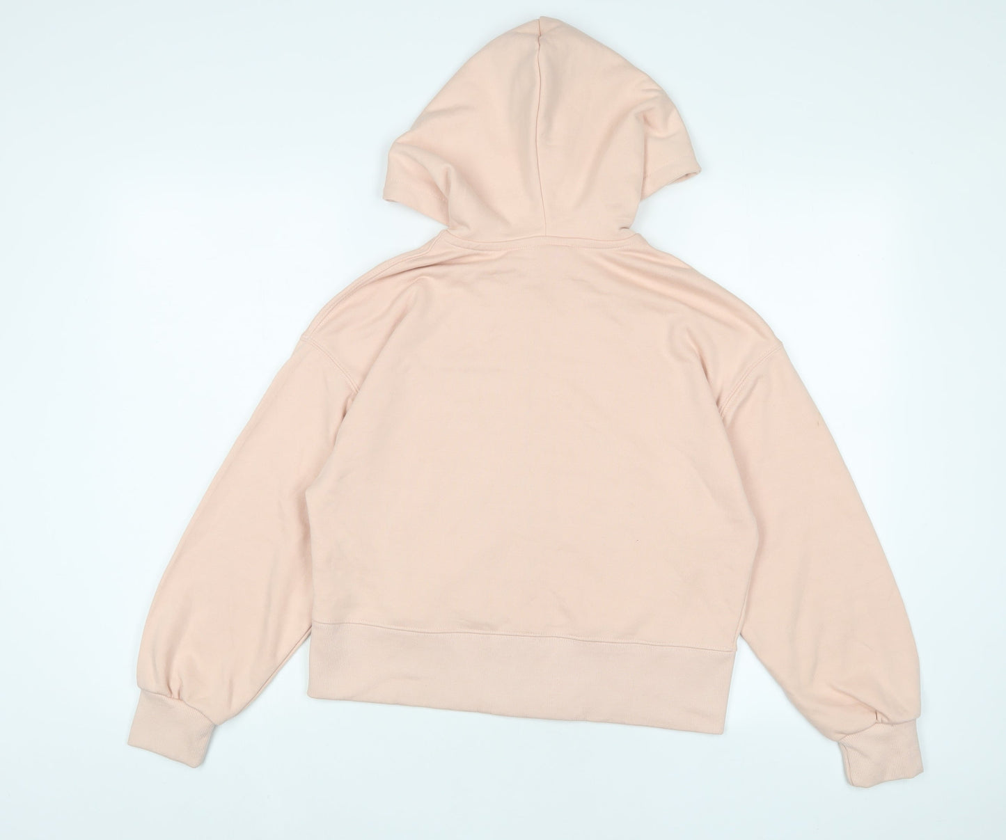 Zara Girls Pink Cotton Full Zip Hoodie Size 11-12 Years Zip