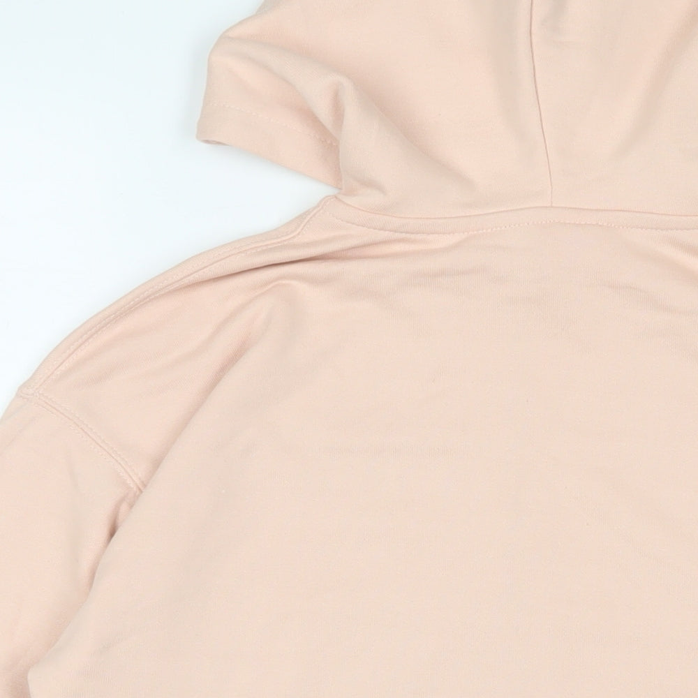 Zara Girls Pink Cotton Full Zip Hoodie Size 11-12 Years Zip