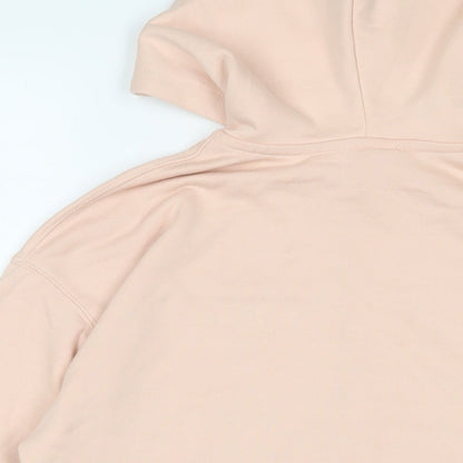 Zara Girls Pink Cotton Full Zip Hoodie Size 11-12 Years Zip