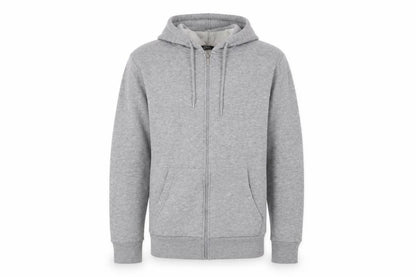 Front view of Originals men’s grey camel pullover hoodie, size L