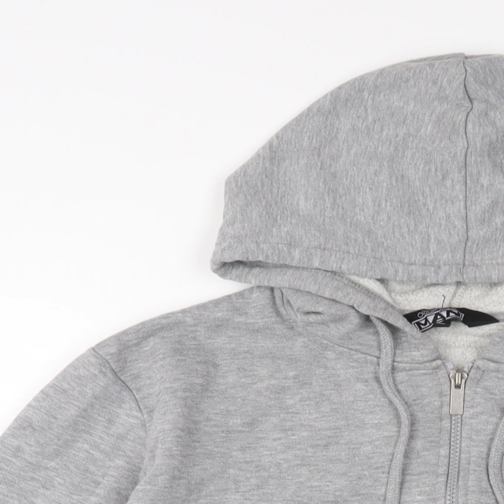 Originals Mens Grey Camel Pullover Hoodie Size L