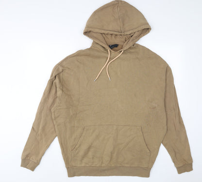 Mens UK Size M ASOS Brown Pullover Hoodie