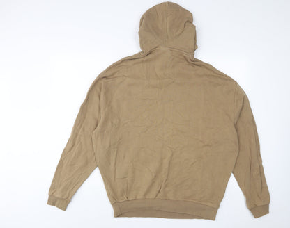 Mens UK Size M ASOS Brown Pullover Hoodie