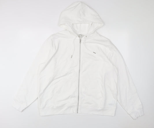 Womens UK Size L Marks and Spencer White Pullover Hoodie