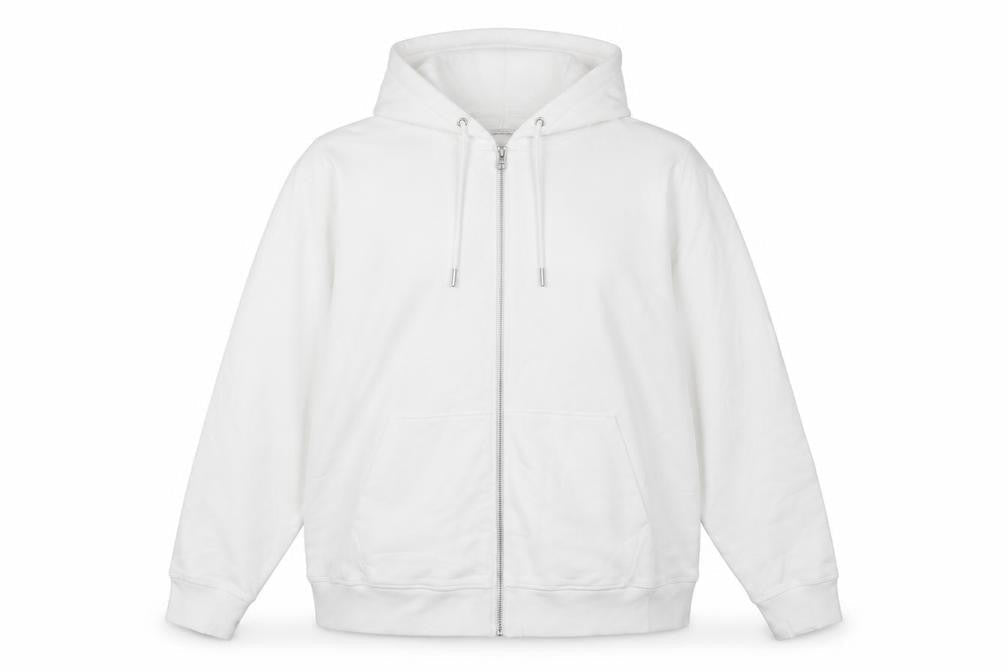 Womens UK Size L Marks and Spencer White Pullover Hoodie