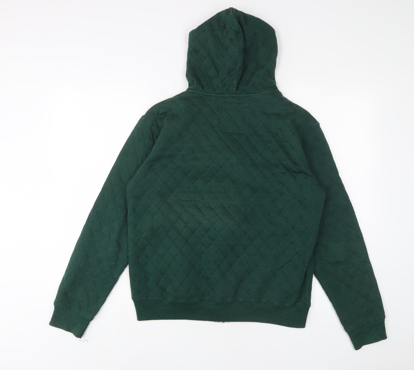 Tokyo Tigers Mens Green Cotton Full Zip Hoodie Size S
