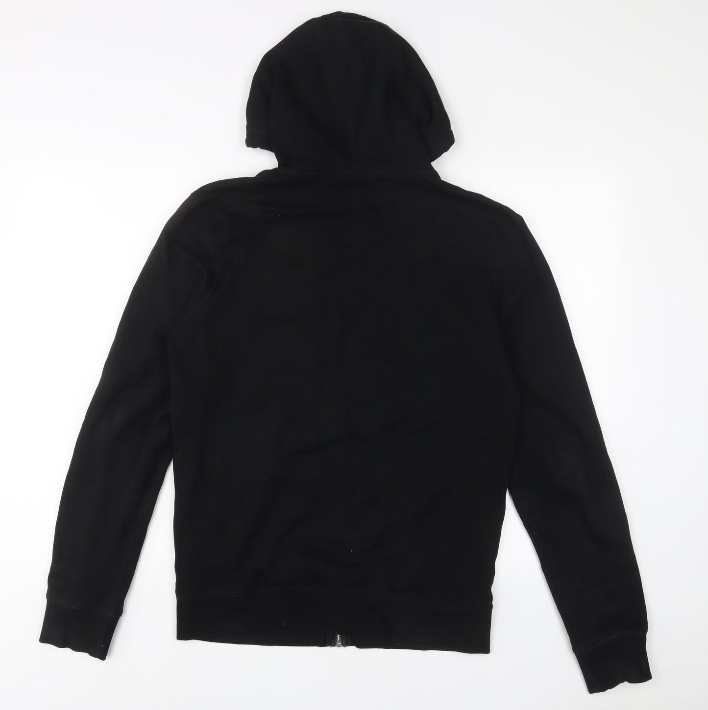 Womens UK Size S NEXT Black Full Zip Hoodie