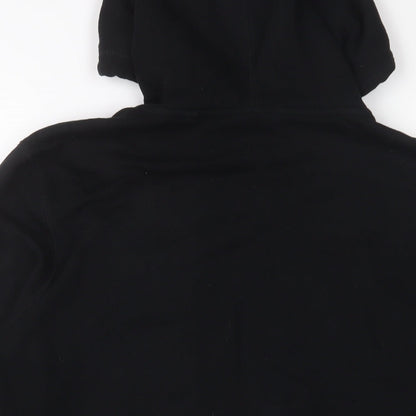 Womens UK Size S NEXT Black Full Zip Hoodie