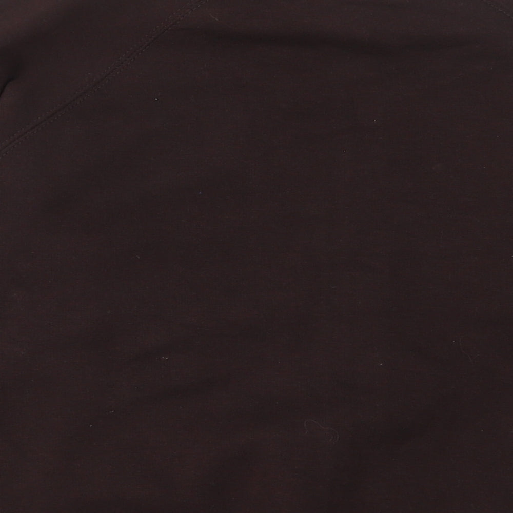 Sportex Boys Brown Cotton Pullover Sweatshirt Size 11-12 Years Pullover - Embroidered