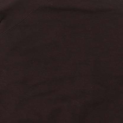 Sportex Boys Brown Cotton Pullover Sweatshirt Size 11-12 Years Pullover - Embroidered