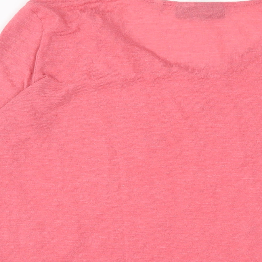 Womens UK Size 14 NEXT Pink Basic T-Shirt