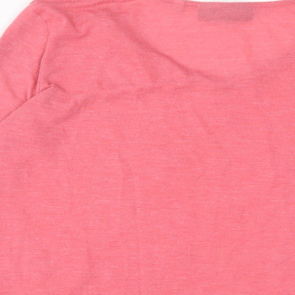 Womens UK Size 14 NEXT Pink Basic T-Shirt